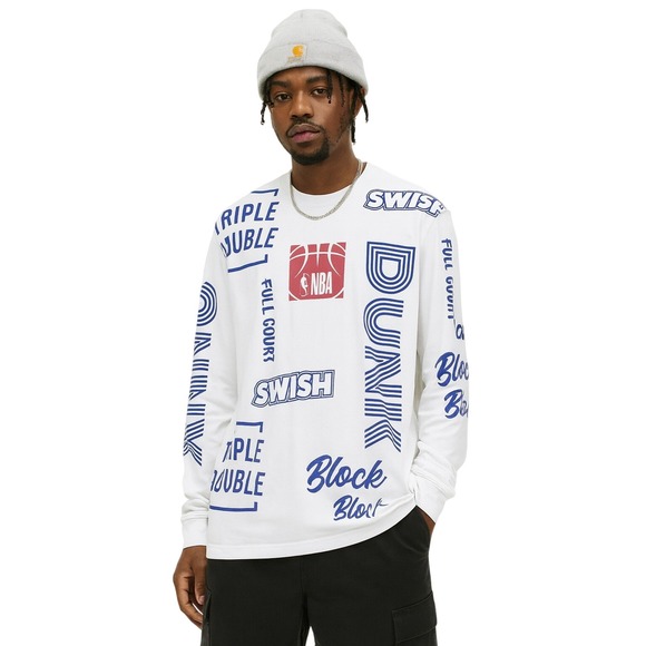 NBA Other - NBA Men's Size‎ Medium Long Sleeve T-Shirt Brand Apparel Terminology Edition